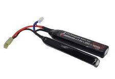 Airsoft Battery 7.4V 2600mAh 25C LiPo Mini Tamiya case  Vapextech Brand 2L LP305