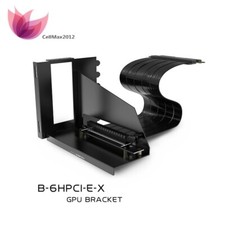 Vertical GPU Bracket 6PCI Slots VGA Extension Vertical Install Holder PCI-E Wire