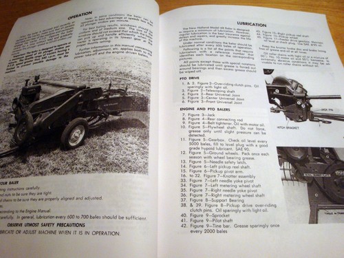 New Holland 68 Hayliner Baler Operator's AND Parts Manual Catalog Book NH - Picture 4 of 9