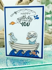 Stampin Up Card Kit Birthday Masculine Fishing