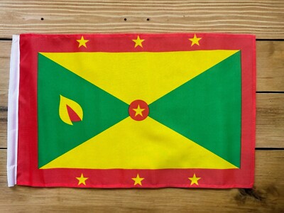 GRENADA 18'' X 12'' 45cm x 30cm FAHNE Boote Höflichkeit Flaggen KARIBIK