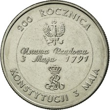 [#670949] Moneta, Polska, 10000 Zlotych, 1991, Warsaw, EF(40-45), Nickel platero