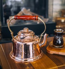 Copper Kettle Stovetop, Real Copper, Water He...