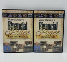 Dave Ramsey’s Financial Peace DVDs Lot Of 2, Dumping Debt, Cash Flow Planning