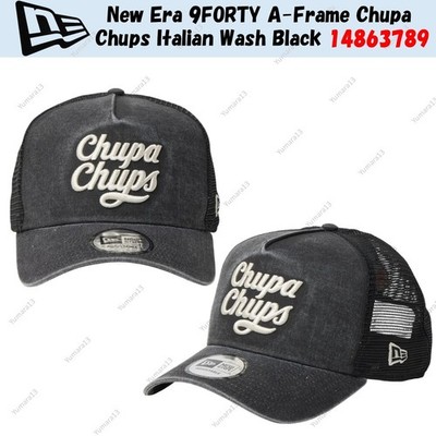 New Era 9FORTY A-Frame Chupa Chups Italian Wash Black 14863789