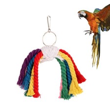 Hanging String Chewing Toy Bird Ropes for Cages Natural Parrot Toys