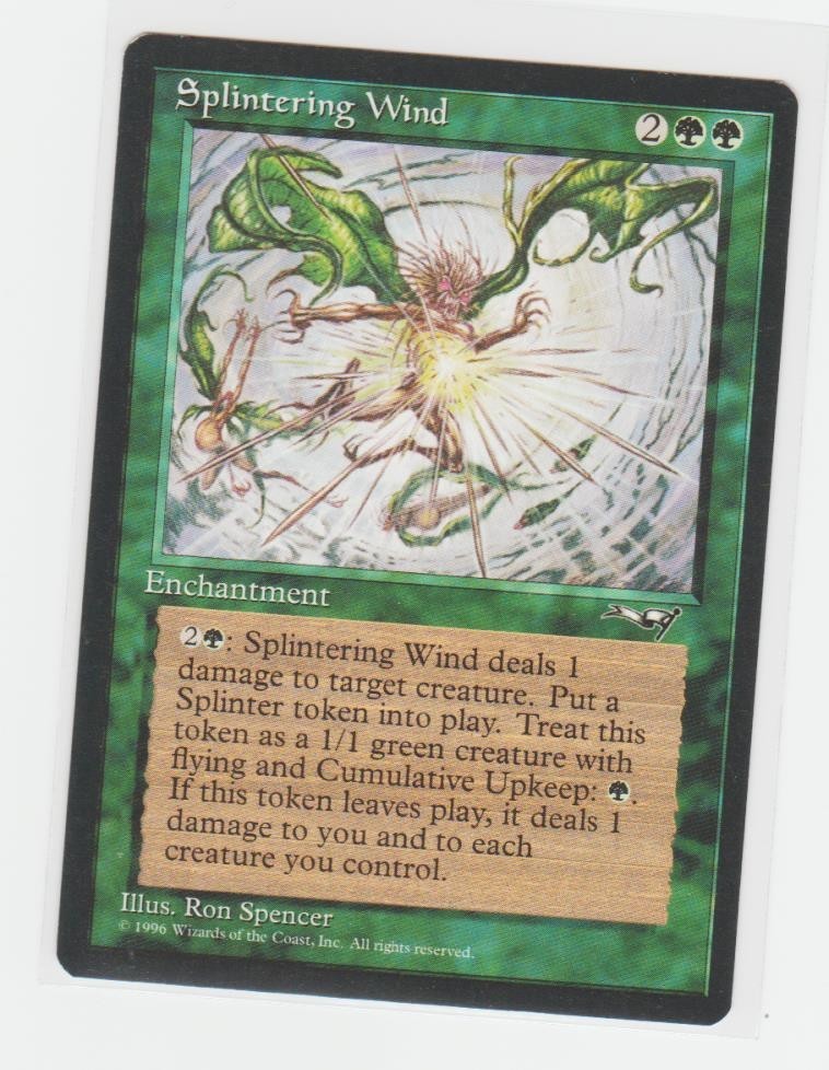 Magic the Gathering ~ MTG ~ 1x Splintering Wind ~ M/NM ~ Alliances