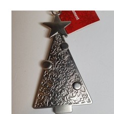 Ornament - Christmas Tree - Metal
