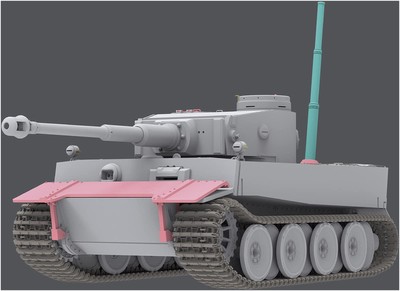 Ryefield Models 1/35 German Vk45.01(H) (Fgsl.Nr.V1) Tiger 1 Henschel Prototype P
