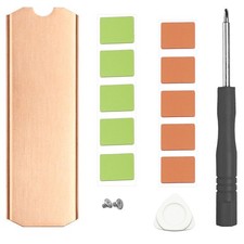 Laptop NVMe M.2 Heatsink with Nano Thermal Pads and Mounting Screw,Heat Sink Cop
