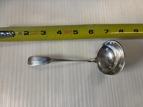 INTERNATIONAL STERLING SILVER ROUND BOWL LADLE | 1810 PATTERN