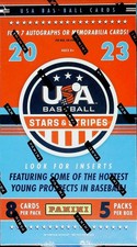 2023 Panini USA Baseball Stars and Stripes Factory Sealed Hobby Box 7 Hits!