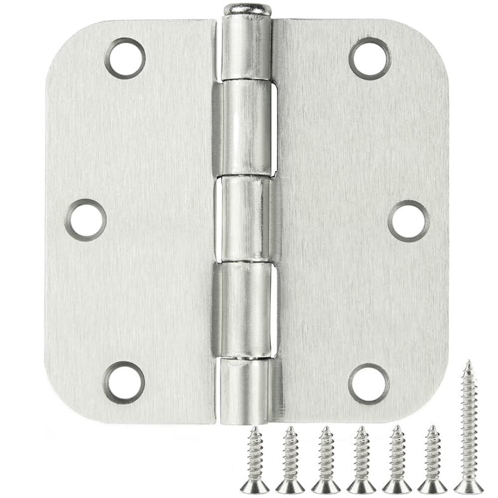 Door Hinges 3.5 X 31/2" Inch 5/8" Radius Interior