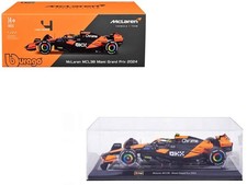 McLaren MCL38 4 Lando Norris "OKX" Winner Formula One F1 "Miami GP" 2024 with