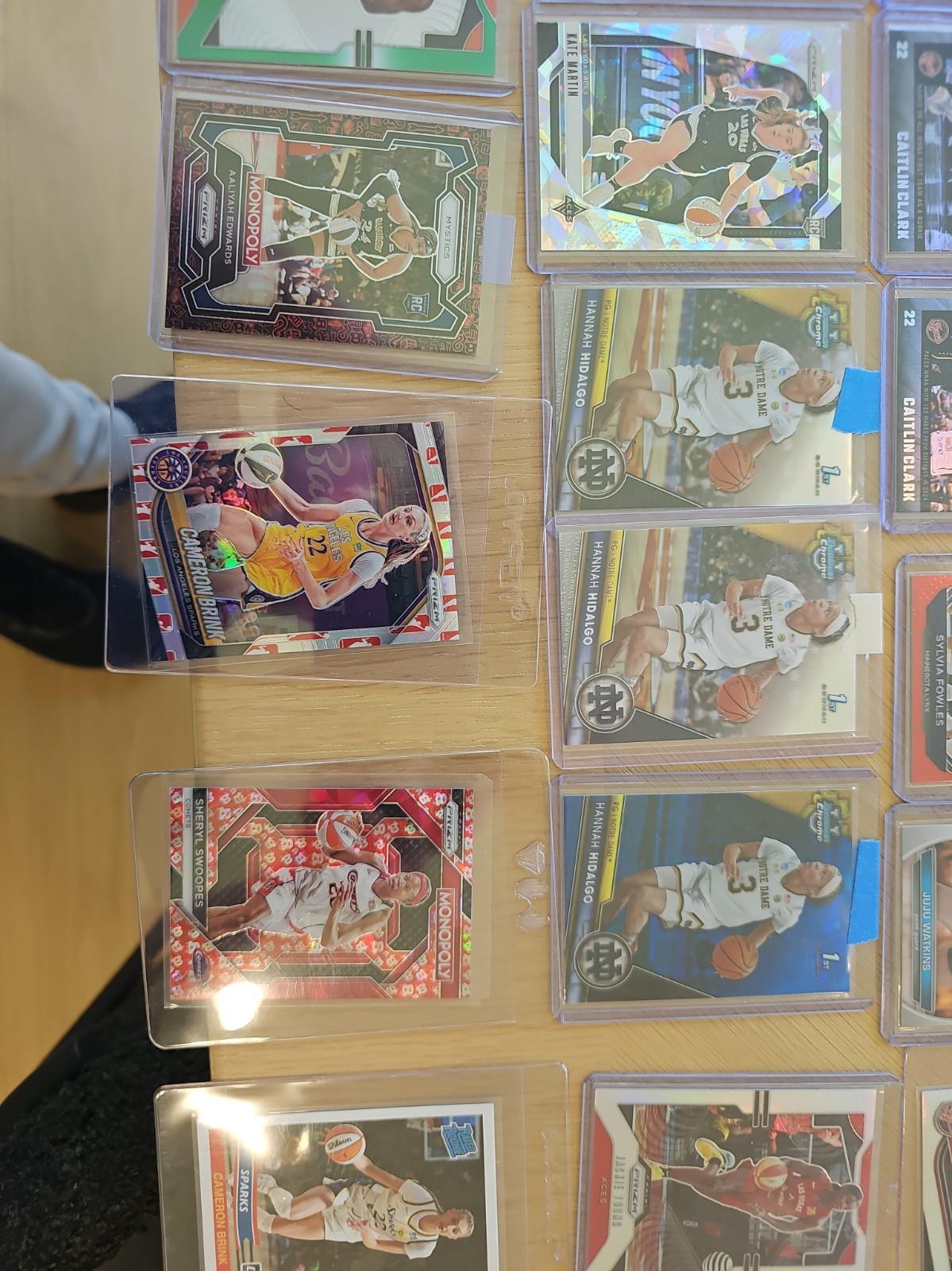 WNBA LOT CAITLIN CLARKx5 PAIGE BUECKERSx7 CITRON BRINK AJA SOPHIE PSA10 Gem Auto view 9