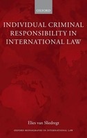 Indiv Criminal Respons Internat Law C | Van Sliedregt | Buch | Gebunden | 2012