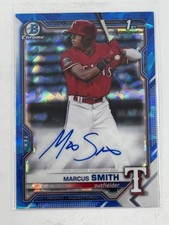 Marcus Smith 2021 Bowman Sapphire #CPA-MS Prospect Autograph
