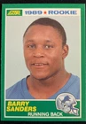 1989 Score - 1989 Rookie Barry Sanders #257 (RC)