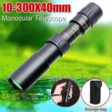 10-300X Binoculars Super High Power Portable Monocular Telescope Hunting Camping