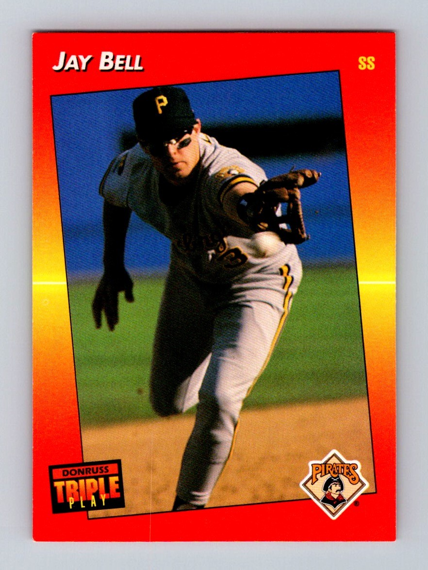 1992 Donruss Triple Play JAY BELL #184 Pittsburgh Pirates