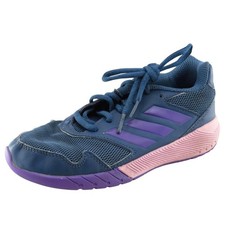 adidas Youth Girls Shoes Size 1 M Blue Runn Mesh