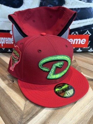 New Era Kobe 6 Reverse Grinch Arizona Diamondbacks Fitted 7 3/8 Mamba Rare