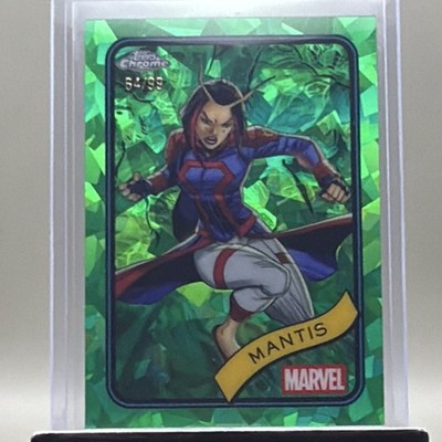 Topps Chrome Marvel Mantis #171 Green Parallel Trading Card 64/99