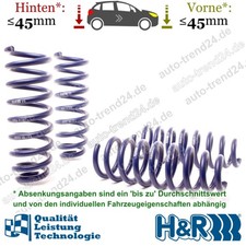 HR Tieferlegungsfedern 45mm für VW Touareg 7L6, 7L7, 7LA, Bj. 2002-2010