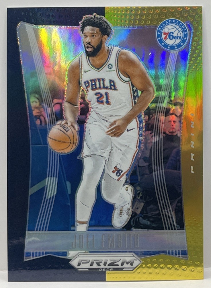 2023-24 Panini Prizm Deca - Joel Embiid #238 Black Gold Prizm #3/5 76ers SP SSP
