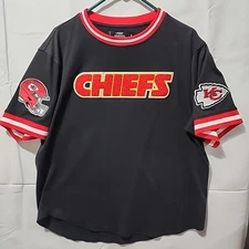 Kansas City Chiefs Shirt Adult XL Black Football NFL Pro Standard Mens Embroider