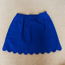 Women's J. Crew Scalloped Mini Skirt, Size 10 NWT