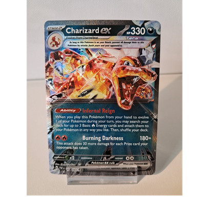 Pokémon TCG Charizard ex Tera Holo Ultra Rare 054/091 Paldean Fates 330 HP EN