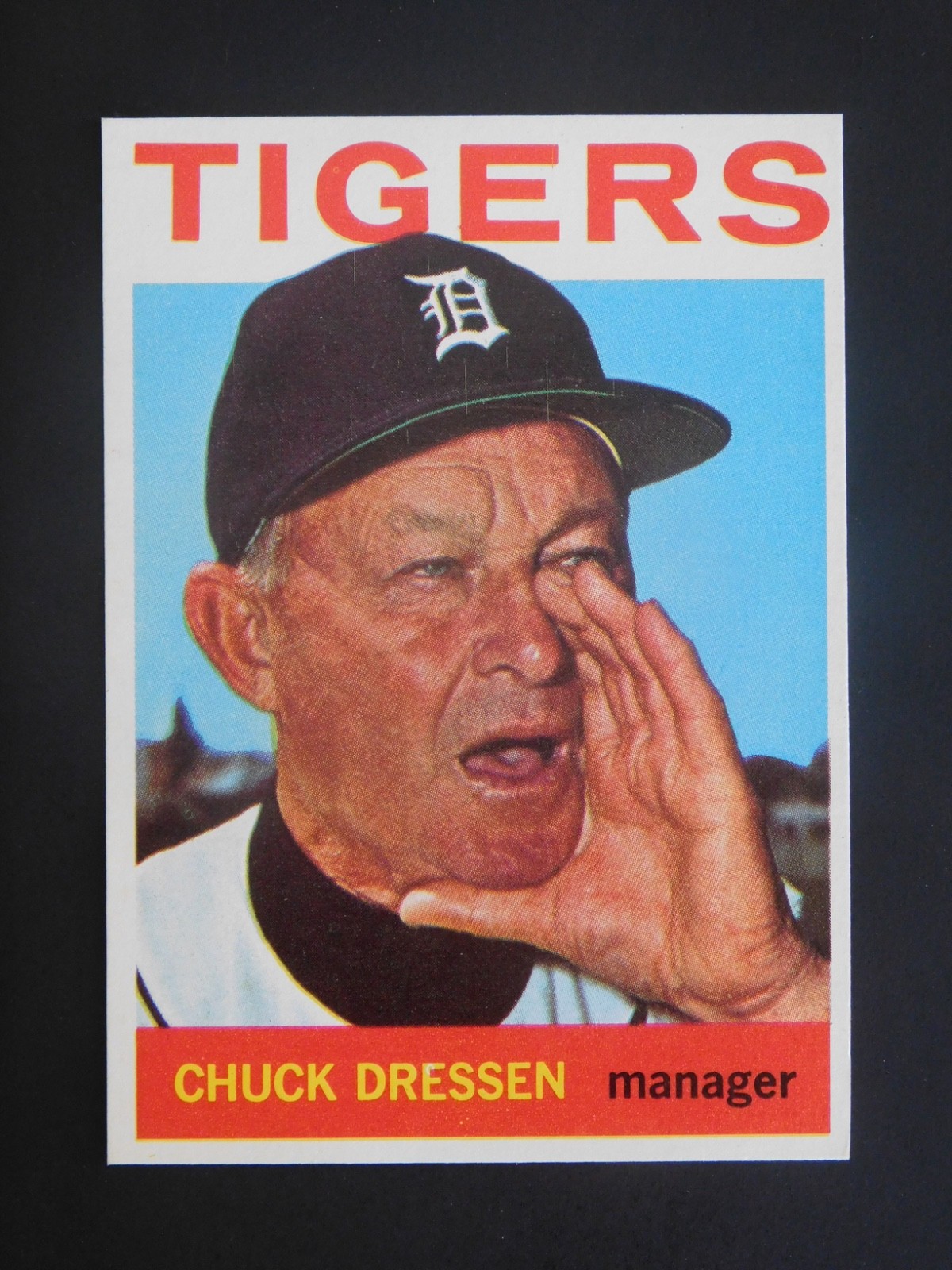 1964 Topps Baseball Card #443 Chuck Dressen (NM)