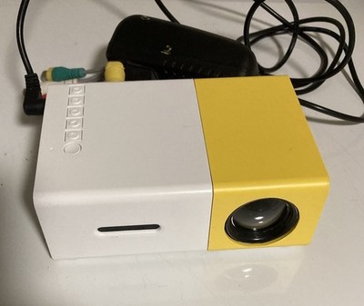 EEEKit 1080p Portable LED Mini Projector - White/Yellow