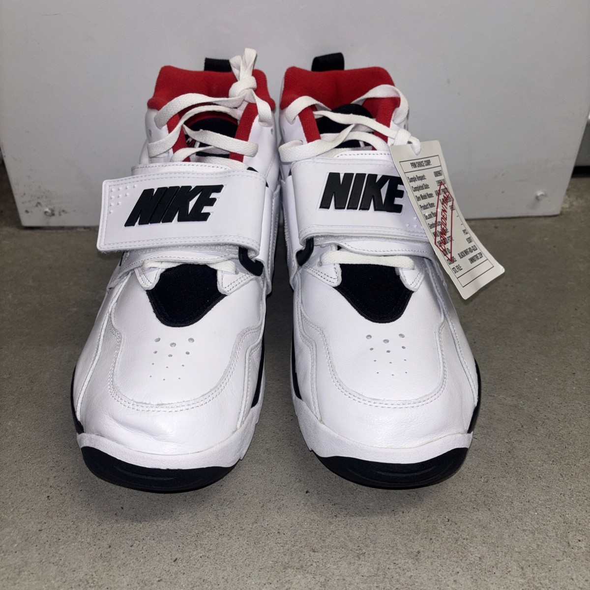 Nike Air Diamond Turf DT 92 Atlanta Falcons White Black Red IB2239