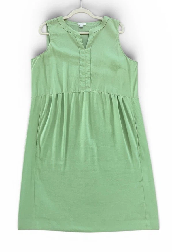 j jill love linen dress J.Jill Love Linen Dress Women XL Tropical