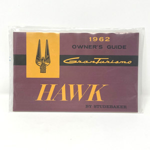 1962 Studebaker GranTurismo Hawk Owner's Guide Passenger Car Glove Box Booklet