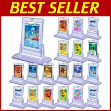 Acrylic Card Holders with Bases (24 Stands Included)