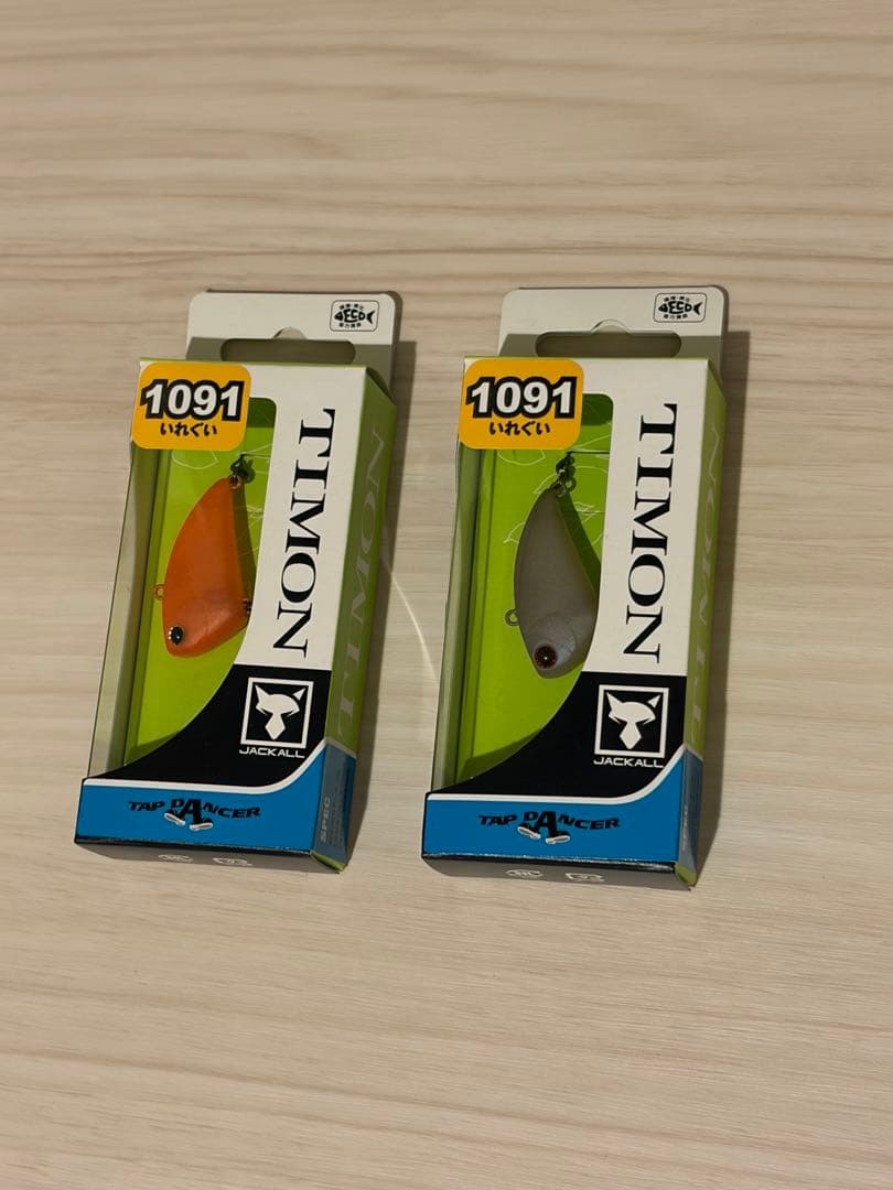 Fishing Lure Timon Tap Dancer 1091 Color Set of 2