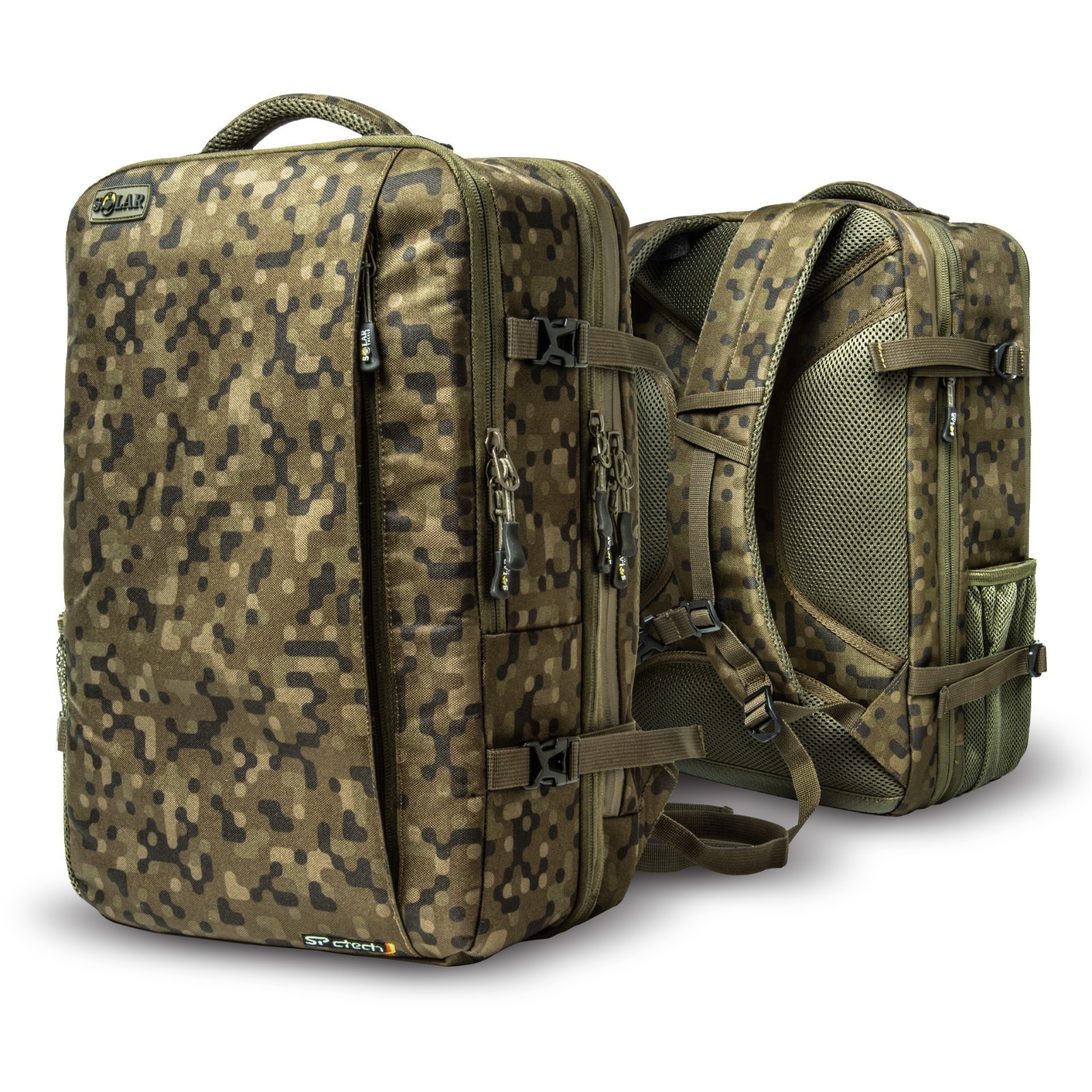 Solar Tackle SP C Tech Camo Laptop & Gadget Bag Travel Tech Rucksack - LGCT31