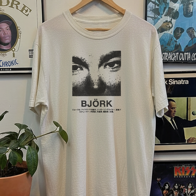 90s Bjork Rare T-Shirt White M | eBay