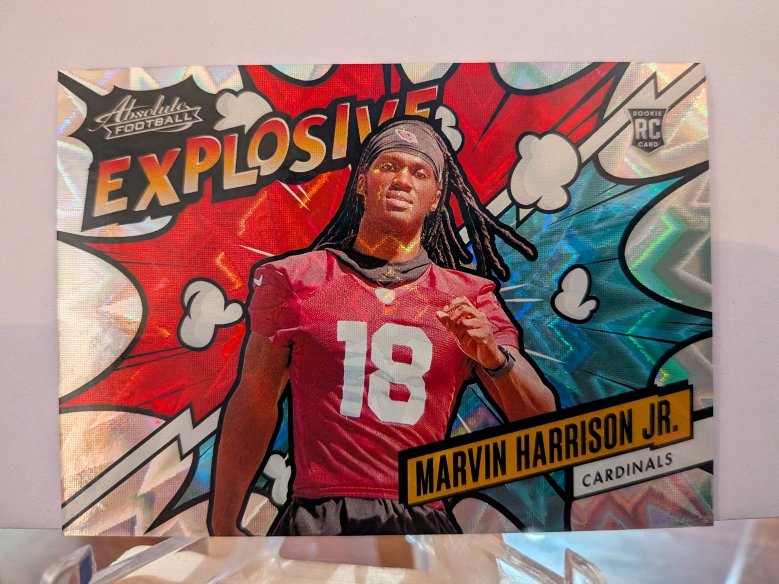 2024 Panini Absolute - Explosive Marvin Harrison Jr. RC - CASE HIT - Cardinals