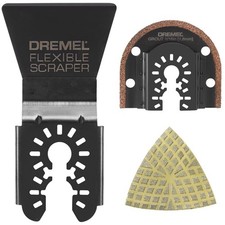Dremel MM515U Diamond Grit Oscillating Accessory Kit Grout/Tile Universal