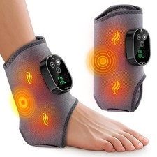 Cordless Foot Ankle Massager Pain Relief with 6 Heat Levels 3 Vibration Modes