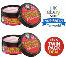 Wild Tan by Soleo Wassermelone Br&auml;unungsbutter Sonnenbank Lotion Creme Doppelpack + Geschenk