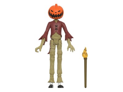 Nightmare Before Christmas Reaction Actionfigur Pumpkin King 10 cm Super7