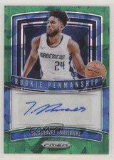 2019 Panini Prizm Rookie Penmanship Green Ice 15/16 Josh Reaves #RP-JRV Auto 1q5