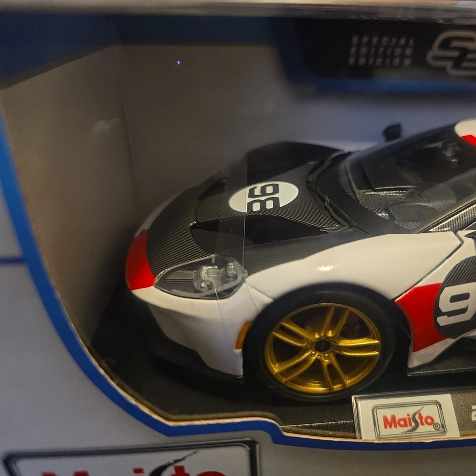 MAISTO FORD GT Super Car EDICIÓN PATRIMONIO ESCALA 1:18 Nuevo Precintado Impresionante Modelo Foto 2 de 4