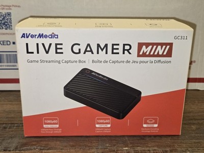 New & Sealed! AVerMedia Capture Box Live/Game Streaming Capture Box Mini GC311