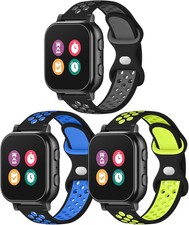 3 Pack Waterproof Silicone Gizmo Watch Band for Kids Compatible with Gizmo Watch